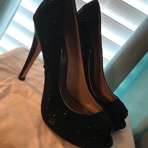 Badgley Mischka Stella open-toed heels